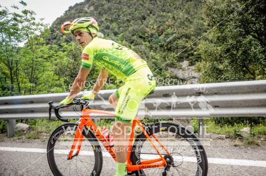 The Cyclist on the road